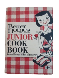 Vintage 1963 Better Homes & Gardens Junior Cook Book Revised Ed, 1st Printing - Picture 1 of 6