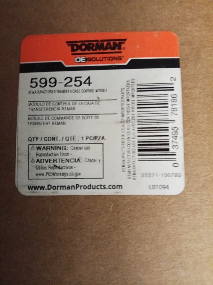 Módulo de control de caja de transferencia Dorman GAP para Chevy Colorado GMC Canyon 2004-2012 Foto 1 de 1