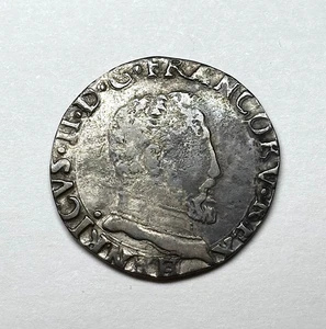 1557 Francia - AR Demi-Testón de Enrique II, Toulouse Como Nuevo. - Imagen 1 de 2