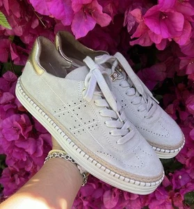 HOGAN R260 drilled H suede women’s sneakers.size EU 38 1/2 - Picture 1 of 17