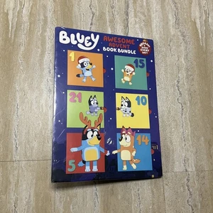 Bluey Awesome Advent Book Bundle Contains 24 Mini Books Christmas Holiday  - Foto 1 di 8