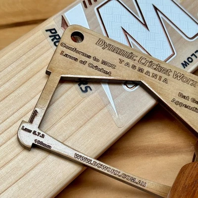 Cricket Bat Gauge - Conforms with MCC Laws of Cricket - By Dynamic Cricket Worx - image 1 of 4