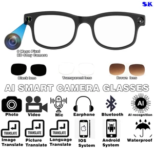 AI smart glasses Hands-free recording for First-person vlogging - Picture 1 of 24
