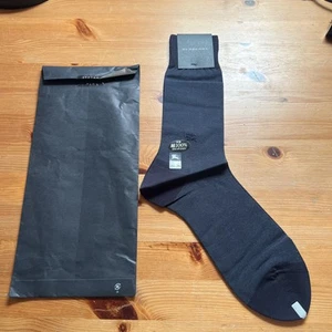 Burberry's Japan Socks - Vintage 90's - Authentic - Size 25 (UK 8) - Grey - BNWT - Picture 1 of 6