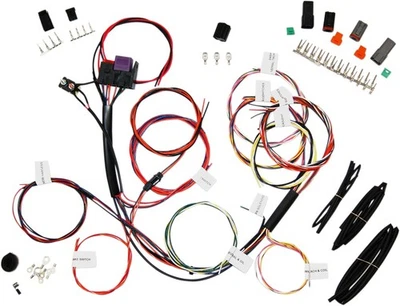 2019 V-Twin Ver-1 Complete Bike Harness w/Starter Relay & 3-Circuits NCBH-01-C - Image 1 of 2