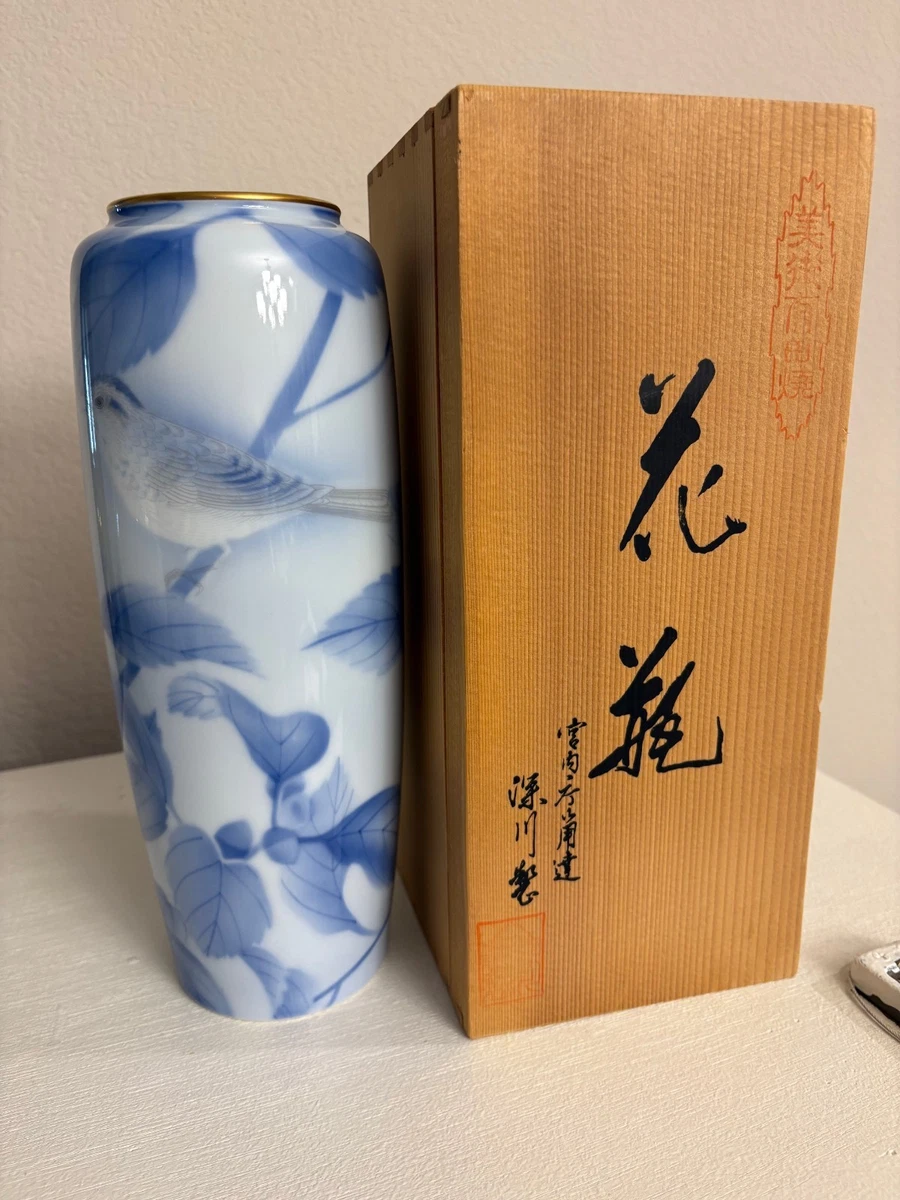 日本瓷花瓶深川| eBay