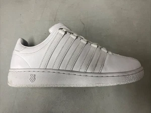 K-Swiss Classic VN Heritage Leather Tennis Court Shoes 97323-130-M LOW White W 8 - Picture 1 of 12