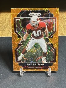 2021 Panini Prizm Pat Tillman Orange Laser Lazer #83 Arizona Cardinals - Bild 1 von 2