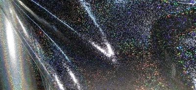 PVC Trasparente GLITTER Argento Multicolor Tovaglia a Metraggio 50x140cm - Immagine 1 di 2