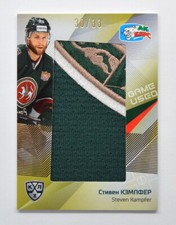 2021-22 Sereal KHL Platinum Patch #PAT-013 Steven Kampfer 30/33
