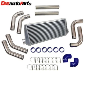 3" DIY Intercooler Piping Kit+Large 3" I/O Front Mount Intercooler EMUSA - Foto 1 di 5