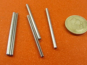 Zinc Plate Steel Slotted Roll Spring Pin, 1/8" Dia x 2" Length, 100 pcs - Picture 1 of 7