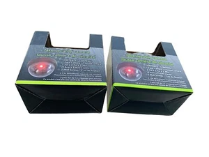 2Dummy Fake Dome Security Camera Blinking LEDs Flashing Light CCTV Surveillance - Picture 1 of 6