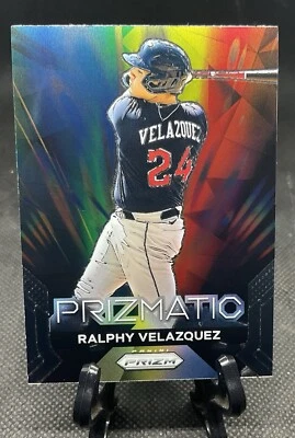 2024 Panini Prizm Prizmatic #19 Ralphy Velazquez - Cleveland Guardians - Image 1 of 3