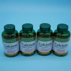 4 X Nature's Bounty 1200mg Calcium & 1000IU Vitamin D3 [120 Soft gels] - Picture 1 of 6