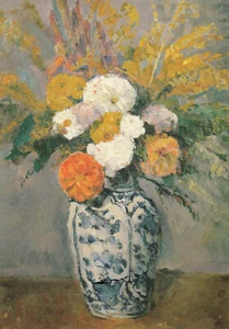 Kunstkarte: Paul Cezanne - Dahlien - Bild 1 von 1