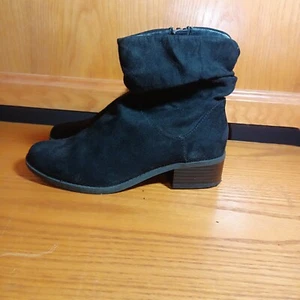 New Directions Cassie lässige Damen-Stiefeletten mit Reißverschluss hinten schwarz Größe 6 - Bild 1 von 18