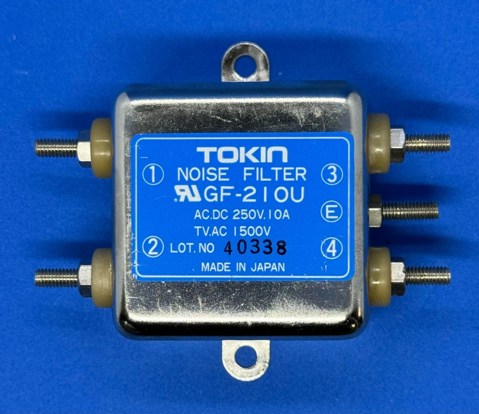 TOKIN NOISE FILTER GF-210U AC.DC 250V 10A TV.AC 1500V - Image 1 of 1