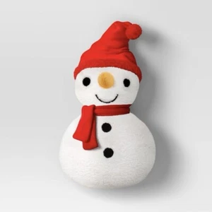 Almohada Target Wondershop MUÑECO DE NIEVE en forma de Navidad novedad 2024 NUEVO - Imagen 1 de 8