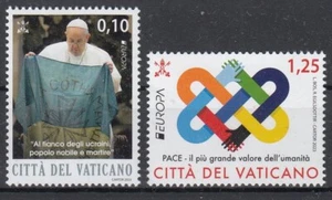 VATICAN.2023 EUROPA CEPT.PEACE – the highest val. 2 st . MNH - Picture 1 of 1