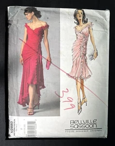 Vogue V2880 Misses Dress by Bellville Sassoon 2005 Pattern size 16-18-20 Uncut - Bild 1 von 2
