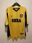 1999/2000 Arsenal Away Shirt Nike Sega Thierry Henry 14 Size Large Vintage MINT