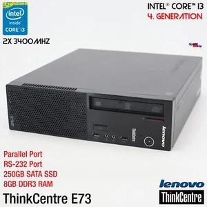 IBM Lenovo ThinkCentre E73 4130 la Computadora PC RS-232 Paralelo Lpt Windows 10 - Imagen 1 de 5