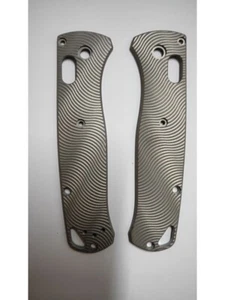 1 par de básculas de mango de aleación de titanio hechas a medida para cuchillos Bugout 535 hechos en banco - Imagen 1 de 3