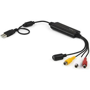 StarTech.com USB Video Capture Adapter Cable - S-Video/Composite to USB 2.0 S...