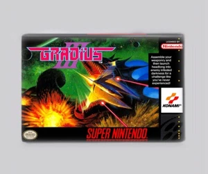 GRADIUS III / SNES - IMÁN NEVERA 2"x3" (retro super nintendo - Imagen 1 de 3
