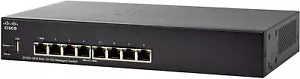 NEW Cisco SF350-08 10/100 8 Port Layer 3 - Managed Switch - Picture 1 of 1