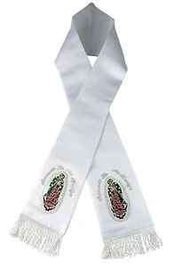 Infant Baby Toddler White Lady Guadalupe Christening Baptism Stole Newborn - 7 - Picture 1 of 11