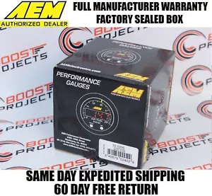 AEM X-Series Boost Display 52mm Gauge -30in Hg to 35psi / -1 to 2.5bar 30-0306 - Picture 1 of 5