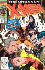 Uncanny X-Men #261 VF 1990 Stock Image