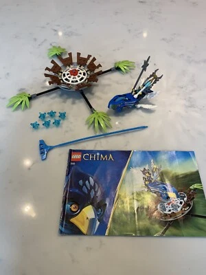 Lego legends of Chima set 70105 w mini fig and instructions - Image 1 of 4
