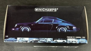 MINICHAMPS 1/18 SCALE 1983 PORSCHE 911 CARRERA COUPE (BLACK) NIB JB - Picture 1 of 12