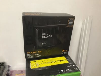WD_BLACK D10 8TB Game Drive 7200RPM With Active Cooling To Store 8TB, ‎Black  - Image 1 of 4