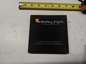 HAMILTON INSTRUCTION MANUAL QUARTZ AUTOMATIC CHRONOGRAPHS CALIBER BOOKLET - Picture 1 of 1