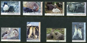 1992-93 AAT Antarctic Wildlife Definitive's Series I y II Set de 8 Usados - Imagen 1 de 1