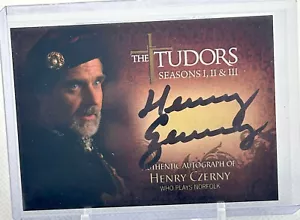 The Tudors Seasons I, II, III, Henry Czerny, Autogrammkarte, TAHC - Bild 1 von 4