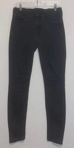 MOTHER Jeans The Looker Black Womens 29 Not Guilty Boho Cottage Ankle Stretch - Picture 1 of 12
