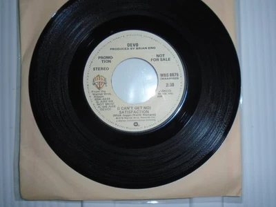 DEVO (I Can't Get Me No) Satisfaction mono/stereo promo Warner Bros1978 45RPM 7" - Image 1 of 2