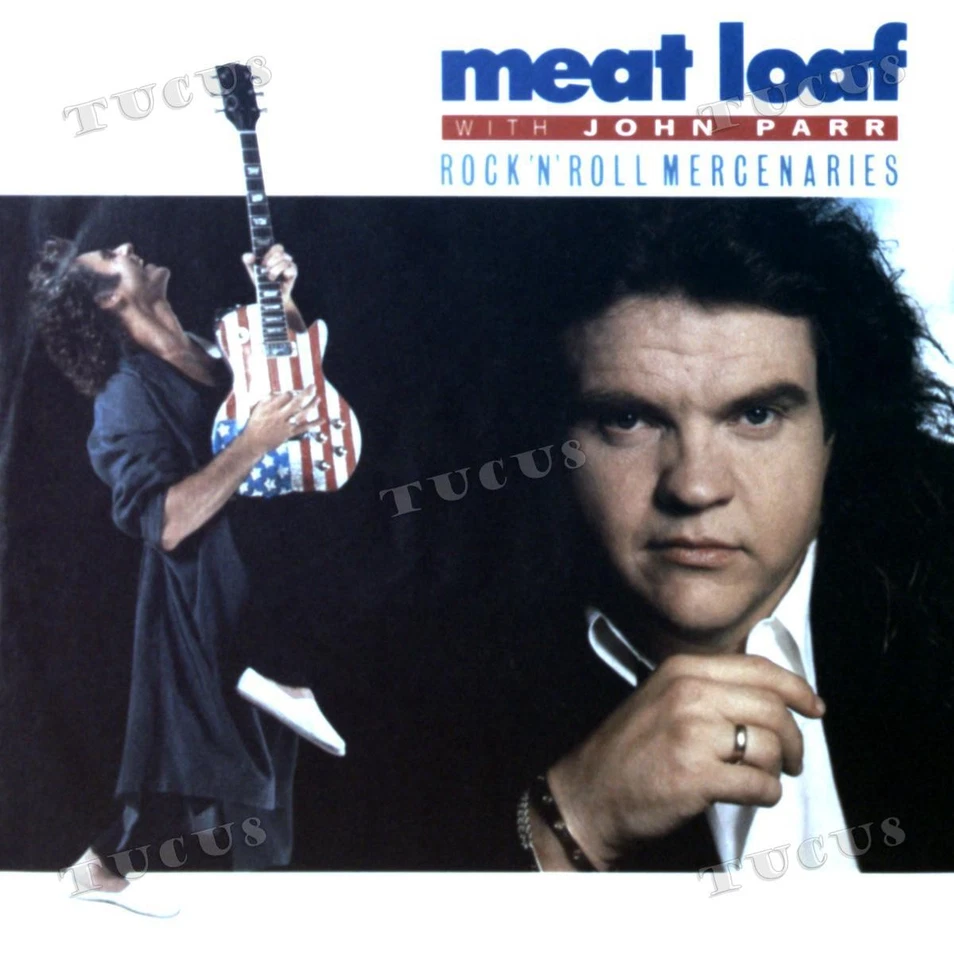 Meat Loaf With John Parr - Rock'n'Roll Mercenaries Europe 7in 1986 '* - Image 1 of 1