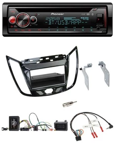 Pioneer Lenkrad DAB CD Bluetooth USB Autoradio für Ford C-Max Kuga Klavierlack s - Bild 1 von 8