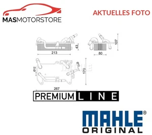 ÖLKÜHLER AUTOMATIKGETRIEBE MAHLE ORIGINAL CLC 284 000P I FÜR VW TOUAREG - Picture 1 of 12