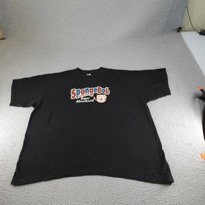 Vintage Spongebob Squarepants Shirt Mens 2XL Black Super Absorbent Cartoon - Picture 1 of 17