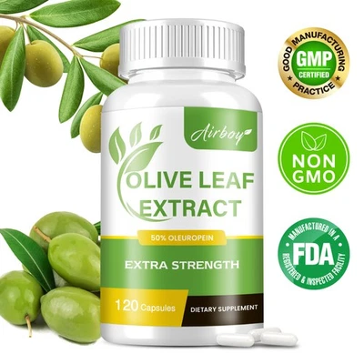 Olivenblattextrakt 300 Mg – Herzgesundheit,Blutdruck Ergänzung – 50 % Oleuropein - Bild 1 von 4