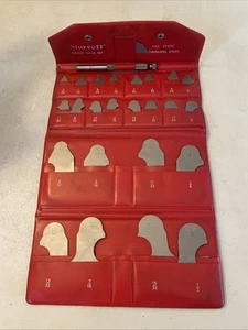 STARRETT RADIUS GAGE SET # S 167 C STAINLESS STEEL MACHINIST TOOL MAKER BOX FIND - Picture 1 of 5