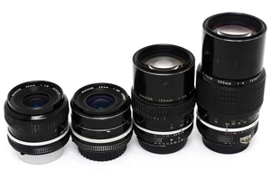 ✮ Nikon F Nikkor Ai Objektiv-Konvolut 2x35mm, 135mm & 200mm || vom Händler! - Bild 1 von 5