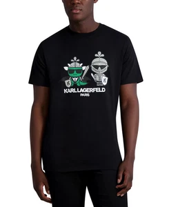 Karl Lagerfeld Paris Choupette Armour Men’s Green Dragon Knight Tee Shirt M - Picture 1 of 2